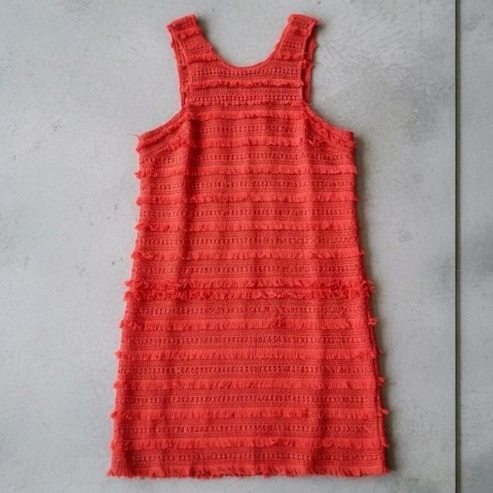 Ali & Jay Fringe Mini Flapper Dress Cocktails at Craig's Tiered "Pop" size XL